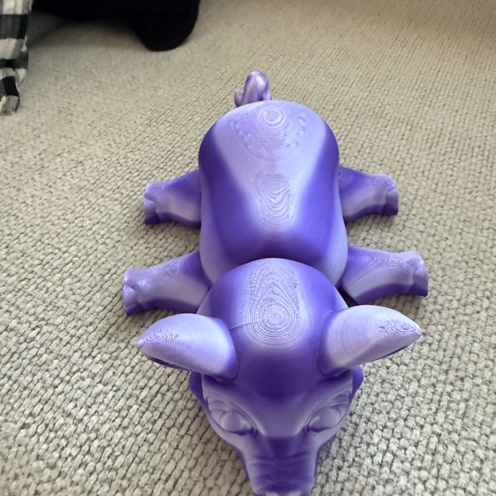 Vibrant Purple Dinosaur Kids Bag